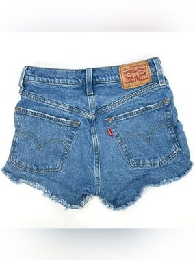 Levi’s 501 Original W25 Distressed Cutoff Denim Shorts Button Fly